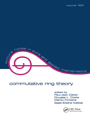 cover image of Commutative Ring Theory
